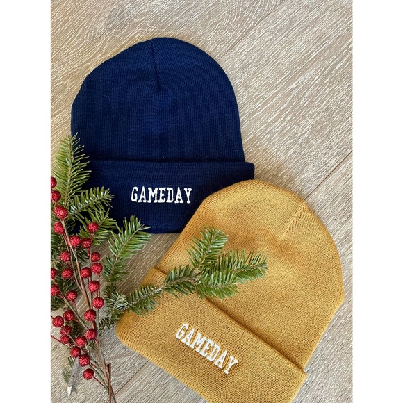 NEW Mens Womens NFL NBA School Spirit Team Colors Sports Beanie 6 Colors! - Picture 3 of 12